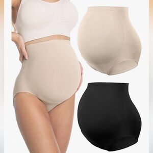 Maternity underwear Large tan and black